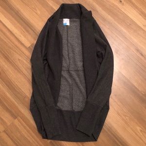 Old Navy Cocoon Sweatshirt Cardigan in dark gray